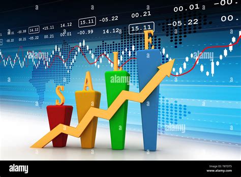 Sales growth graph Stock Photo - Alamy