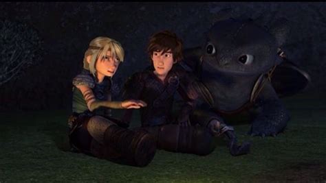 Hiccup And Astrid And Toothless From Dreamworks Dragons Race To The