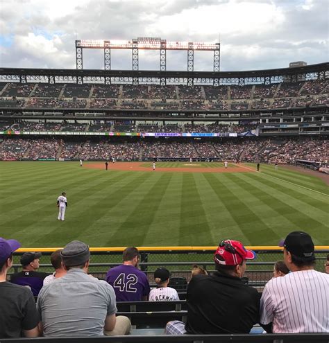 Coors Field Seating Chart With Rows