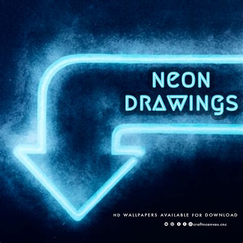 NEON DRAWINGS - DOWNLOAD FREE WALLPAPERS - Craft n Canvas