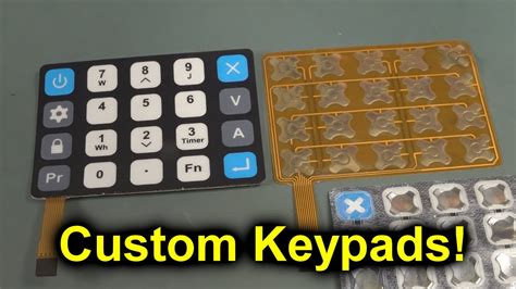 EEVblog 1282 Design Your Own Membrane Keypad µSupply Part 20