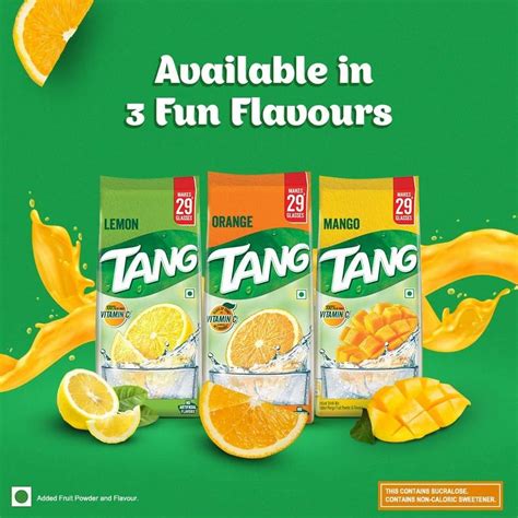 gm orange tang instant drink mix packaging type pouch