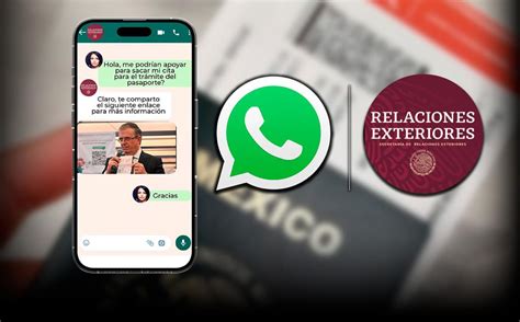 Citas Pasaporte Whatsapp Así Lo Puedes Tramitar Gratis Mediotiempo