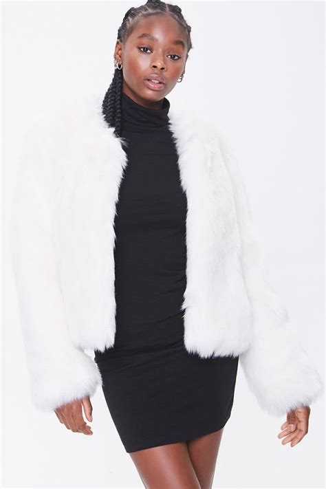 Forever 21 Shaggy Faux Fur Coat Shopstyle Casual Jackets