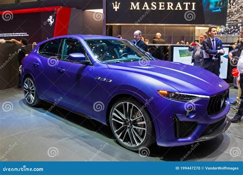 Maserati Levante Trofeo Launch Edition Car At The Th Geneva