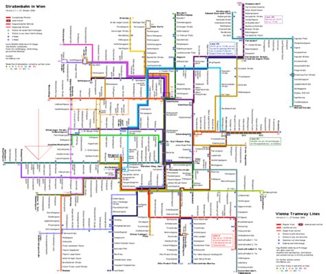 Vienna Public Transportation Map - Vienna • mappery