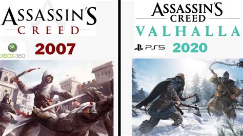 Evolution Of Assassin S Creed Games 2007 2020 All AC Games