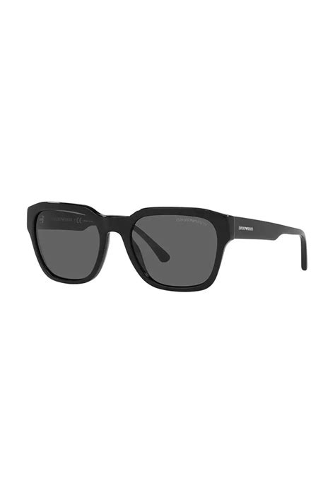 Buy Emporio Armani Emporio Armani Men S Square Frame Black Acetate Sunglasses Ea4175f Online