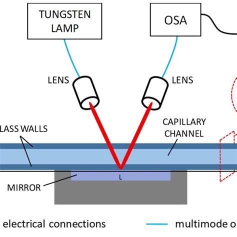 Opto Fluidic Setup For Experimental Measurements Osa Optical Spectrum