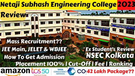 Netaji Subhash Engineering College Review Wbjee And Jelet Admission