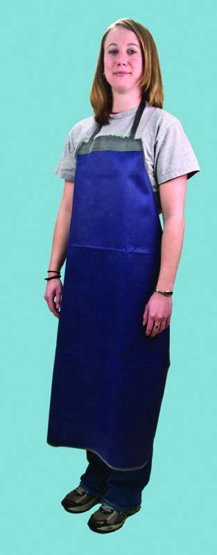 Laboratory Apron 42 Long X 27 Wide Chemical Resistant PVC Coated