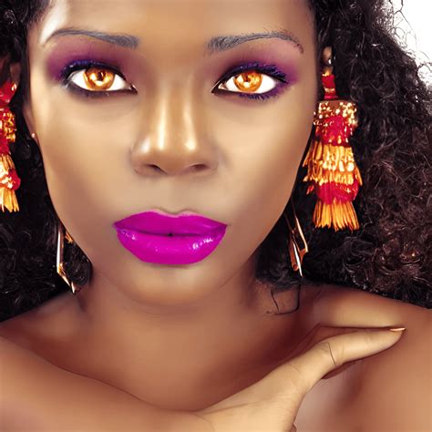 Gorgeous Dark Skinned Female With Curly Hair · Creative Fabrica