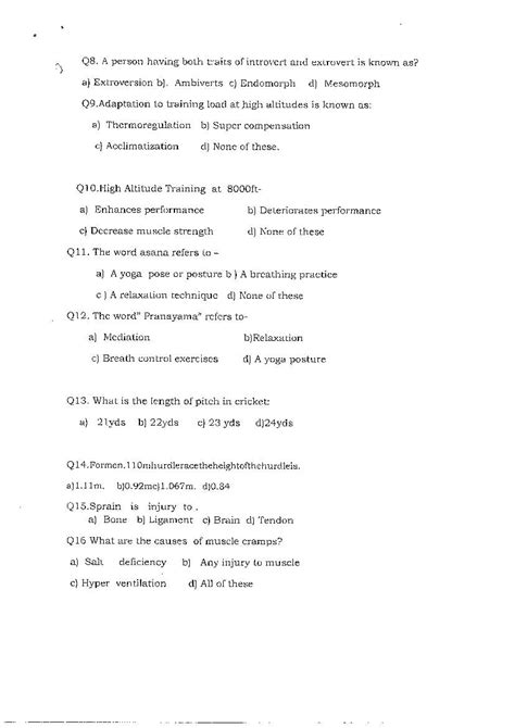 Jkbose Class 12th Model Paper Of Physical Education Pdf Jkbose 12th Physical Education