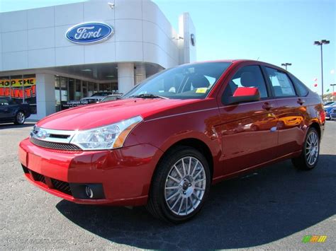 Sangria Red Metallic Ford Focus Ses Sedan Photo