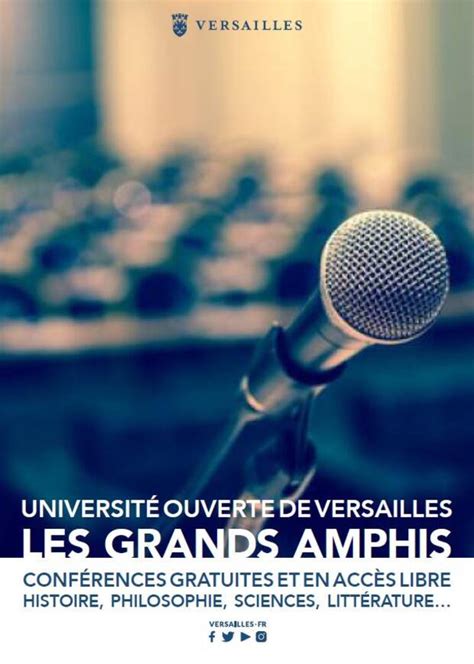 Les Grands Amphis 2024 2025 Ville De Versailles