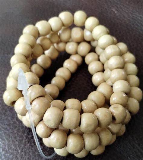 Stacking Wooden Beaded Stretch Bracelets Set Of Light Blonde Brown