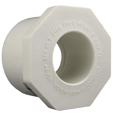 Charlotte Pipe In X In Pvc Schedule Spigot X S Reducer