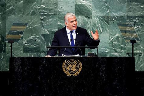 In Controversial UN Speech, Israeli PM Lapid Calls for Two-State ...