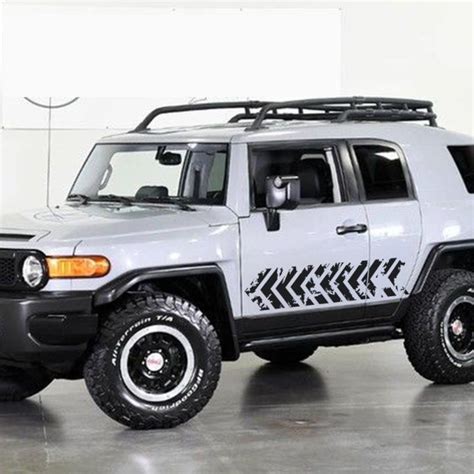 For Toyota Fj Cruiser Car Stickers Side Door Stripe