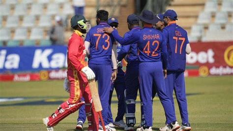 India Vs Zimbabwe Live Streaming When And Where To Watch Ind Vs Zim