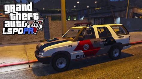 Gta V Rotina Policial Enquadro Na Biqueira Troca De Tiro Gangue