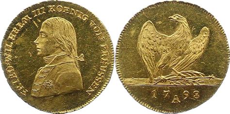 Brandenburg Preußen Friedrichs dor 1 Gold 1798 A Friedrich Wilhelm III