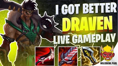 I Got Better At Draven Wild Rift Hellsdevil Plus Gameplay Youtube