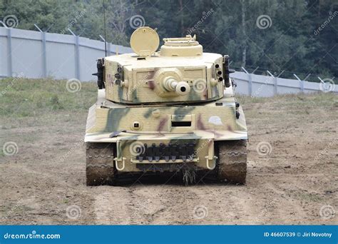 Tank Tiger Editorial Stock Image Image Of Barrel Tiger 46607539