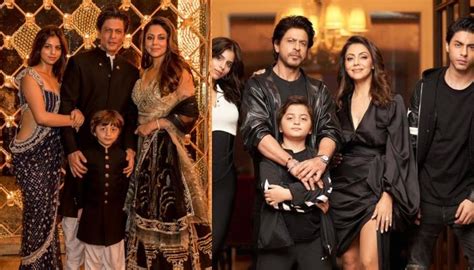 Gauri Khan Twins In Black With SRK And Kids In A Mesmerising Photo Clicked At Their Home's Entrance