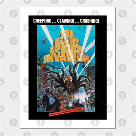 Giant Spider Invasion Movie Poster - Mst3k - Posters and Art Prints | TeePublic