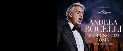 Andrea Bocelli Rome Concert Package 2023 Mulberry Travel