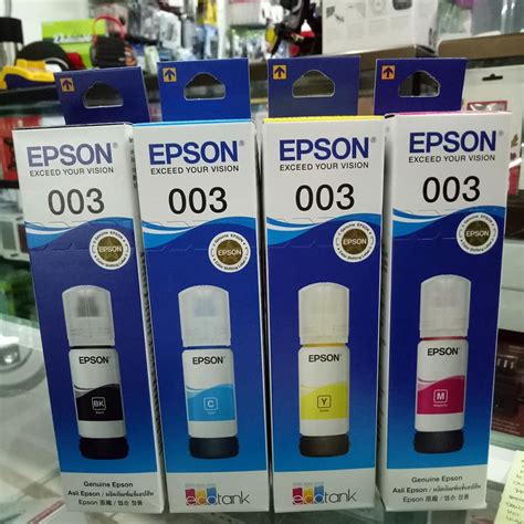 TINTA REFIL EPSON 003 ASLI ORIGINAL 65ML Shopee Indonesia