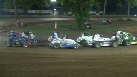 Micro Sprint Feature Shellhammer Dirt Track Youtube