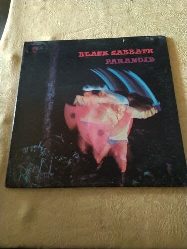 Black Sabbath Paranoid Vinyl Lp Record Warner Bros Green Label Ebay