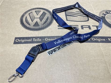 Volkswagen Classic Parts Lanyard New Genuine Oem Part Gift Vw Golf Mk