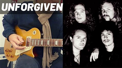 Unforgiven Intro Solo Lesson With Tab Score Electric Guitar Youtube