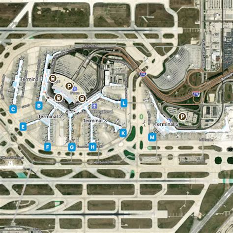 Chicago OHare Airport Map Guide To ORD S Terminals