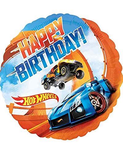 Anagram Hot Wheels Ruedas para cumpleaños 18 Pulgadas Hot wheels birthday Hot wheels