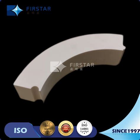 Full Set Of Abrasion Resistance Curved Alumina Ceramic Wear Lining For