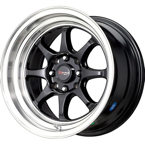 2 New 15x75 0 Offset 4x1004x1143 Drag Dr 54 Gold Wheelsrims 78042 15 Inch Ebay