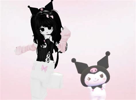 kuromi roblox avatar 😈 | Hello kitty art, Roblox pictures, Roblox