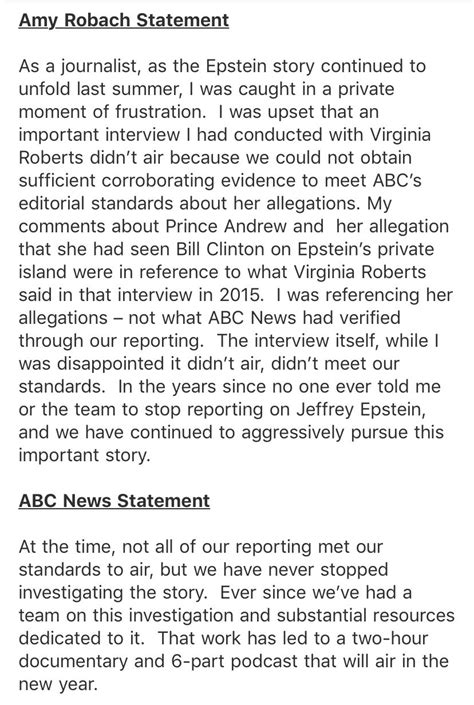 ABC News Anchor Caught On Hot Mic Saying She Was Ordered To Squash Jeffrey Epstein Story