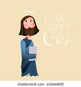 Vector Colorful Illustration Bible Study Cartoon Stock Vector (Royalty ...