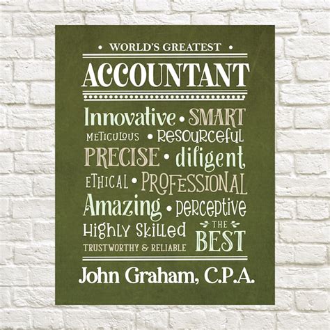 Accountant Art Etsy