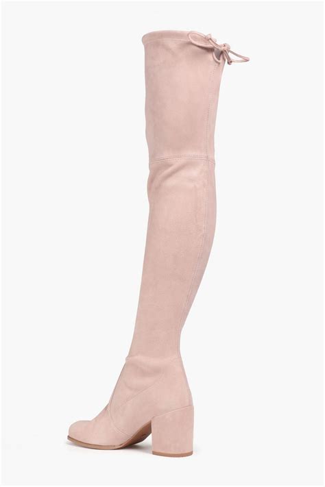 Stuart Weitzman Tieland Stretch Suede Over The Knee Boots The Outnet