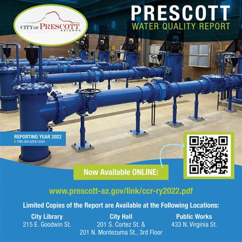 Annual Drinking Water Quality Report For The City Of Prescott Available