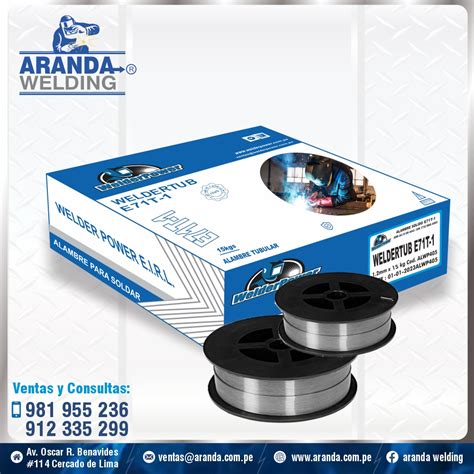 ALAMBRE TUBULAR WELDERTUB E71T 1 ARANDA WELDING Premium Welding