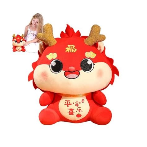 Bowcs Peluche Dragon Du Nouvel An Peluche Dragon Chinois J