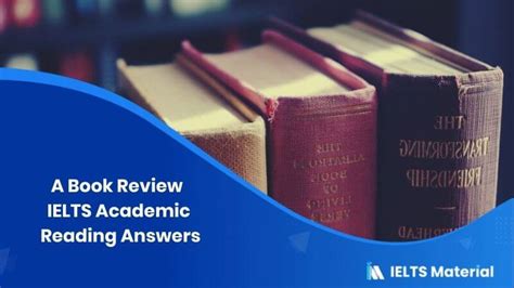 book review ielts reading answers