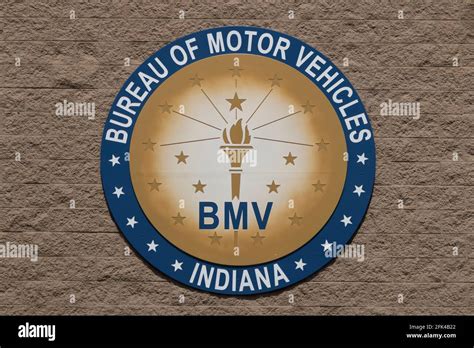 Wabash Circa April 2021 Indiana Bureau Of Motor Vehicles At The Bmv You Can Get Your